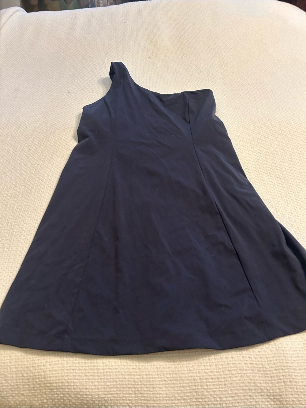 Outdoor Voices One-Shoulder Navy Women's Dress M
